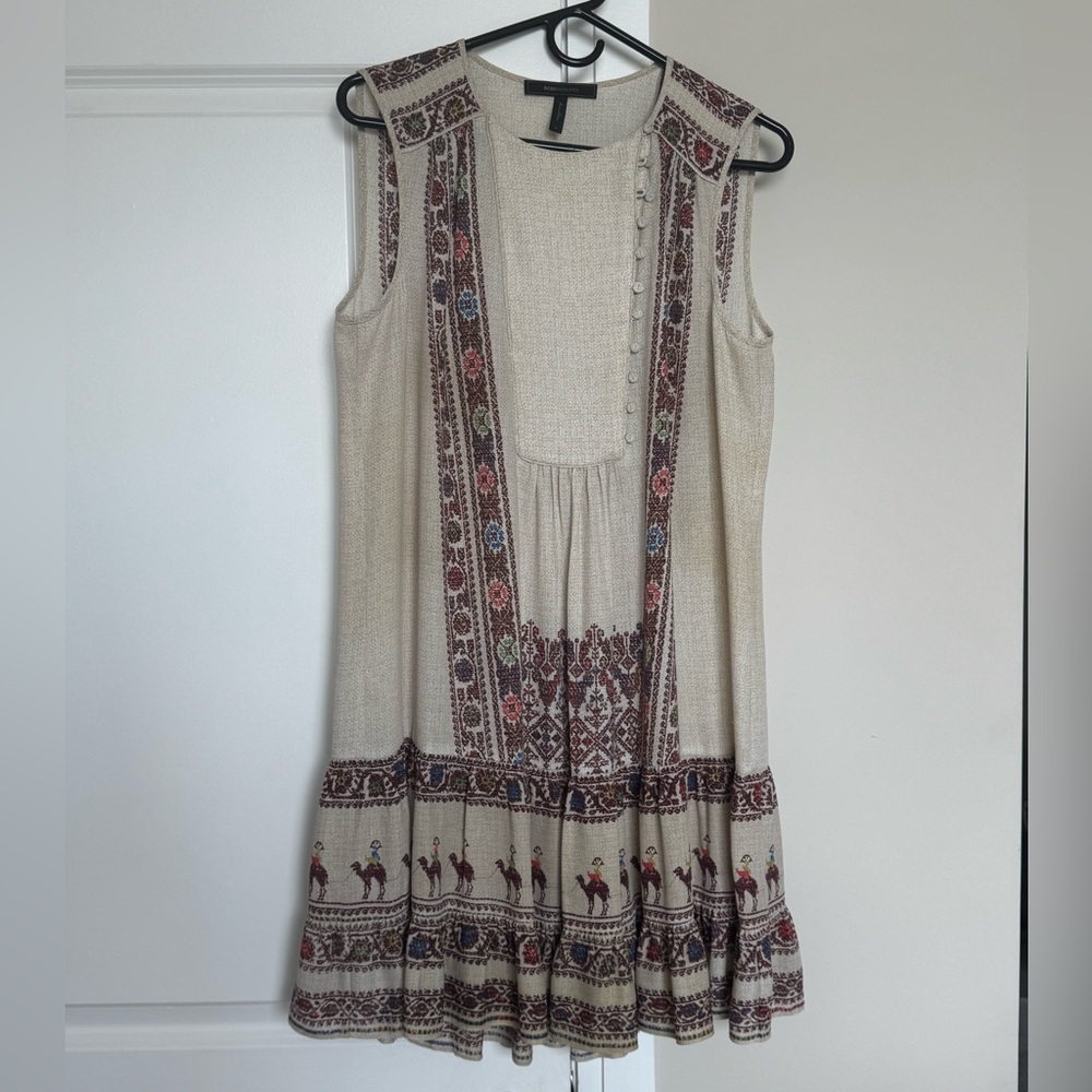 BCBGMaxAzria Camel Dress